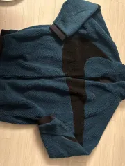 Nike(ナイキ） ビックスウォッシュ フルジップアップ フリース ネイビー L 海外限定版