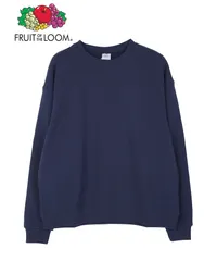 新品 未使用 フルーツオブザルーム FRUIT OF THE LOOM FTL ヘビーオンス メンズ スウェット 512102 ネイビー