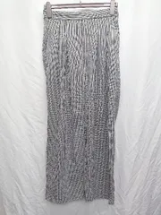 ◇ Kastane カスタネ ギンガムチェック ワイドパンツ サイズF ブラック マルチ レディース P  【1408200029859】