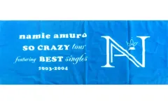 安室奈美恵 タオル SO CRAZY TOUR 2003 2004 ブルー 新品 2025年最新】namie amuro SO CRAZY tour featuring BEST singles