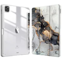 【数量限定】Pencil 2 Pencil ワイヤレス充電対応 Apple 三つ折スタンド Apple 収納可能 スリープ機能 透明バックカバー 軽量 11インチ 薄型 2020/2018 傷つけ防止 2021/ PU合成レザー 2022/ ケース TPU 1