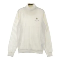 サイズ：M CALLAWAY キャロウェイ  タートルネックニットセーター ウール混  ホワイト系 [240101330287] ゴルフウェア レディース ストスト