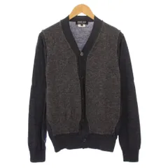 コムデギャルソンオムドゥ COMME des GARCONS HOMME DEUX AD2019 ニットカーディガン 長袖 Vネック ウール M グレー /BBのサムネイル