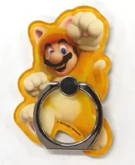 【中古】携帯サプライ マリオ スマホリング 「Switchソフト スーパーマリオ 3Dワールド + フューリーワールド」 Amazon.co.jp購入特典