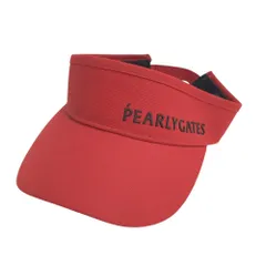 PEARLY GATES パーリーゲイツ  サンバイザー  レッド系 FR [241003000324] ゴルフウェア ストスト