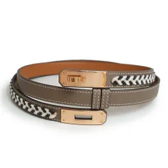 エルメス ケリーベルト エトゥープ　ゴールド金具 新品未使用 ランク NS 未使用品 HERMÈS エルメス ケリーベルト エトゥープ