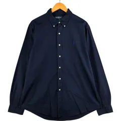 古着 ラルフローレン Ralph Lauren CUSTOM FIT 長袖 ボタンダウンシャツ メンズXL相当/eaa591679