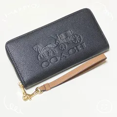 COACH コーチ ホース ラウンドファスナー C3548 ブラック 黒 長財布 メンズ レディース