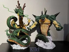 新品未使用ドラゴンボール 神龍とポルンガのフィギュア モデル スタチュー 海外版のサムネイル