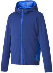 ゴーセン GOSEN テニス ジップアップパーカー メンズ レディース ウォームアップニットジャケット 上着 アウター 羽織 部活 チーム 吸汗速乾 消臭繊維 DEONY  W2400 17 ネイビー