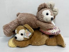 ディズニー  ダッフィー/シェリーメイ ぬいぐるみ 2個セット ジャンク品 smgdis086714