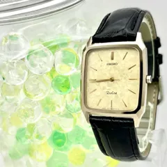 【美品/新品電池】 SEIKO セイコー Dolce ドルチェ メンズ 腕時計 ゴールド 7741-5140 790390 新品ベルト