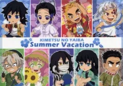 【中古】クリアファイル 集合(B柄) A4クリアファイル 「鬼滅の刃×ufotable cafe 夏休みイベント」