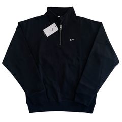 定価13,640円 NIKE ナイキ ソロ スウッシュ メンズ 1/4ジップ トップ DQ5210-010 M エム MEDIUM SOLO SWOOSH プルオーバー PULLOVER