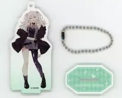 【中古】雑貨 獅白ぼたん アクリルスタンドキーホルダー フェスティバルver. 「バーチャルYouTuber ホロライブ ヴァイスシュヴァルツ＆Reバース presents ホロライブプロダクションフェスティバル」