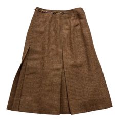 CELINE セリーヌ タイトスカート 茶 ロング レディース サイズ40 Lサイズ
