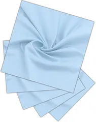 （エイチアンドビー）h&b h＆b クリーニングクロス 楽器 ピアノ ギター タブレット 自動車 内装 モニター テレビ 画面 用 磨き ポリッシュクロス 大判 40x40cm 5枚セット(ライトブルー)