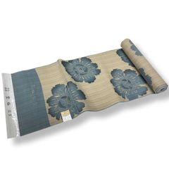 竺仙 ゆかた反物　松煙染め　新作　新品　本染め 注染　日本製【250501-8】