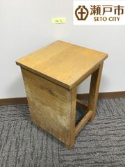 【図工室の木製椅子】No.6 高さ 46cm