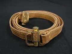 HUNTING WORLD ハンティングワールド レザー バッグ用 ショルダーストラップ 斜め掛け メンズ レディース ベージュ系 DH6086