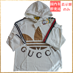 【希少コラボ】即発★Gucci × Adidasパーカー ロゴ
