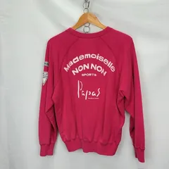 Mademoiselle NONNON スウェット レディース 90s ゆるだぼ Mademoiselle NONNON スウェット レディース 90s ゆるだぼ