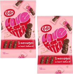 KITKAT キットカット ハートフルベアー シェアバッグ チョコレート バレンタイン ホワイトデー ギフト 限定 12個入り×2袋