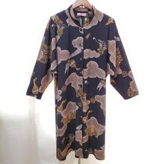 ysm 丸文商店 プラワン +one リネン マドラスチェックワンピース 丸文商店 プラワン +one リネンブレンド マドラスチェックワンピース