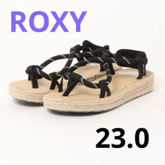 新品 タグ付き♥️ ROXY  ロキシー サンダル 23 ブラック スポサン 黒