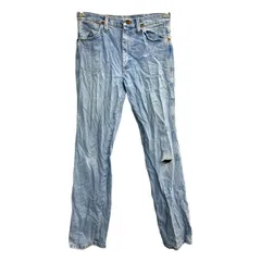 Wrangler カウボーイ ロングパンツ W29 ラングラー ライトブルー コットン メキシコ製 古着卸 アメリカ仕入 2501-742