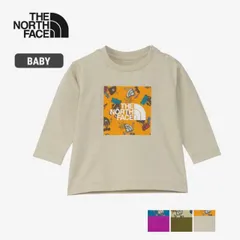 ザ・ノース・フェイス ロンt ベビー THE NORTH FACE NTB82401 B L/S GRA S-LOGO T ロングスリーブグラフィックスクエアロゴティー（ベビー）長袖Tシャツ UVケア 紫外線カット [メール便] (240821)