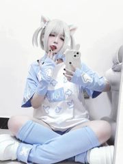 トレンド感満載のゲーミング系コーデ⭐︎ アームカバー付き　地雷系　ファッション オーバーサイズ　プリント　Tシャツ　ユニセックス　レディース　メンズ　地雷系 サブカル　ファッション　　原宿　渋谷　春　夏　若者　地雷系　量産型　ロック　個性的　プリント