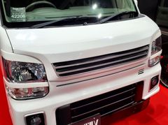 ボンネットガーニッシュ DA17V エブリィバン ハーテリー グリル一体式