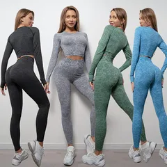 ヨガウェア 上下セット レディース 長袖ヨガ トップス スポーツウェア ヨガ ヨガパンツ レギンス ヨガレギンス おしゃれ 美脚 無地 セットアップ 速乾 吸水 通気性 ストレッチ 伸縮性 女性 運動着 春 夏 秋 冬 zhuoding01