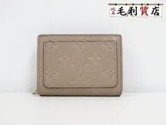ルイヴィトン LOUIS VUITTON M80152 モノグラムアンプラント ポルトフォイユ・クレアレディース 美品 財布