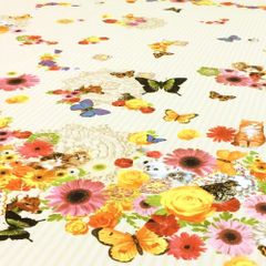 約110×50cm　花柄 動物柄 Candy Party シーチング生地 HA3033-1A　生地 布地 布 ハンドメイド