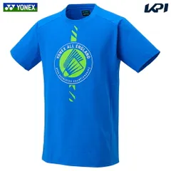 ヨネックス YONEX バドミントンウェア ジュニア  全英選手権2024大会記念Tシャツ ドライＴシャツ エレクトリックブルー 受注会限定モデル YOB24004 2024SS 「ウェアータイムセール」
