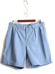 【お得なクーポン配布中!】 90s ポロ ラルフローレン 2タック コットン ショートパンツ 34 ショーツ