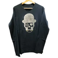 lucien pellat-finet ルシアンペラフィネ Skull Hat Rhinestone Long Sleeve T-Shirt Black スカルハット ラインストーン ロングスリーブ Tシャツ ブラック size=XSのサムネイル