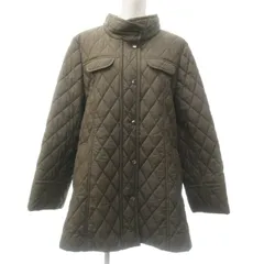 希少♡レリアン ベルベッドダイヤキルティングロングコート 中綿