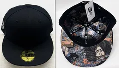 東京国立博物館 NEW ERA 59FIFTY キャップ 7 1/4 57.7cm 歌川国芳筆 通俗水滸傳豪傑百八人之壹人・浪裡白跳張順 ブラック R2508-098