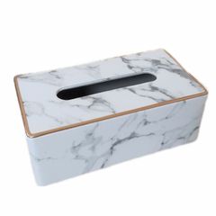 ティッシュケース ティッシュボックス ゴールドフレーム 大理石柄 大理石柄 大理石模様 マーブル模様 インテリア雑貨 見せるティッシュケース おしゃれ ティッシュ収納  PUレザー製 お手入れ簡単 マグネット開閉 高級感 リビング ダイニング 洗面所