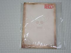 ONE PIECE FILM RED メモ 赤髪海賊団 Ver. 出張店 ONE PIECE 麦わらストア in マルイ 10.5×7.5cm