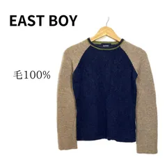 EASTBOY　イーストボーイ　セーター　ニット　クルーネック　毛 100%　レディース