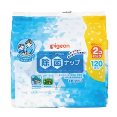除菌ナップ(60枚×2P) 環境清拭ワイパー 25-2730-00 ピジョン 1026426のサムネイル