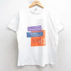 M/古着 フルーツオブザルーム 半袖 ビンテージ Tシャツ メンズ 00s マラソン 企業広告 コットン クルーネック 白 ホワイト 25aug05 中古