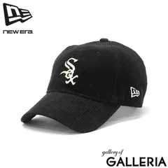 正規取扱店 NEW ERA キャップ 帽子 ニューエラ メンズ レディース ブランド 深め ロゴ おしゃれ コーデュロイ 秋冬 9TWENTY MLB Corduroy ホワイトソックスブラック