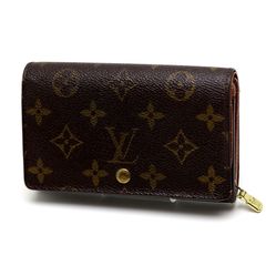 ルイヴィトン　ポルトモネ・ビエ・トレゾール　二つ折り財布 　ゴールド金具　M61730