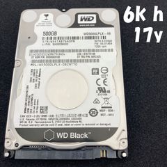 WD Black 500GB 2.5" 7mm SATA HDD | 6k h / y17 |  / WD5000LPLX-08ZNTT0 / wd black【941】