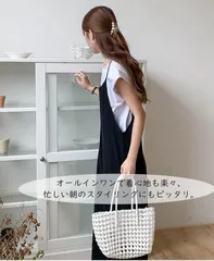 オールインワン レディース サロペット 七分丈 レディース ワイドパンツ サルエル パンツ バルーン シルエット 綿 麻 サロペット オーバーオール パンツ マタニティ 体型カバー ゆる サロペット 2色入 iI0t683